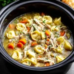 Crockpot Chicken Tortellini Soup First Image