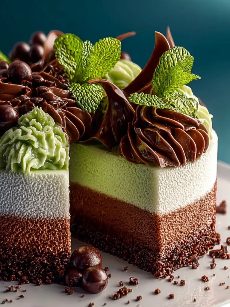 Mint Chocolate Mousse Cake First Image
