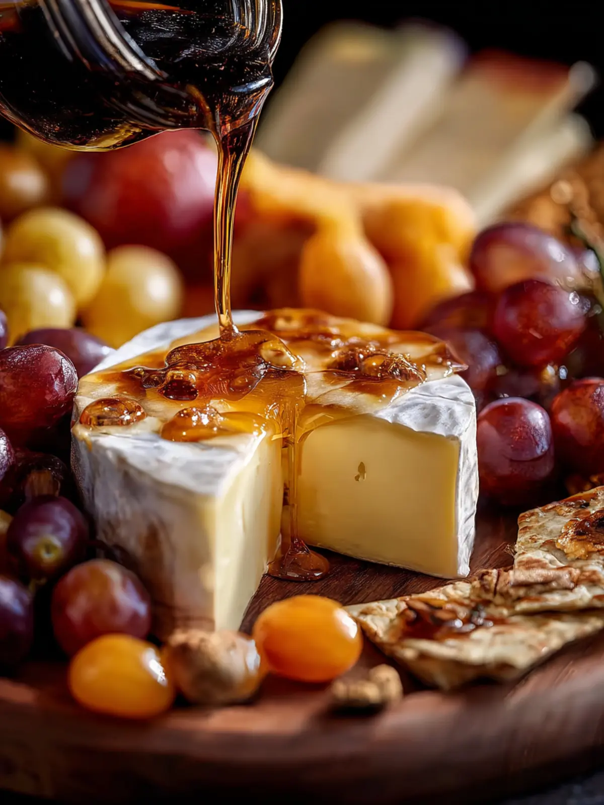 Irresistible Fall Cheese Board with Crackling Caramel First Image