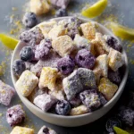 Zesty Lemon Blueberry Muddy Buddies: A Bright, Crunchy, Irresistible No-Bake Treat Bursting with Citrus Flavor First Image