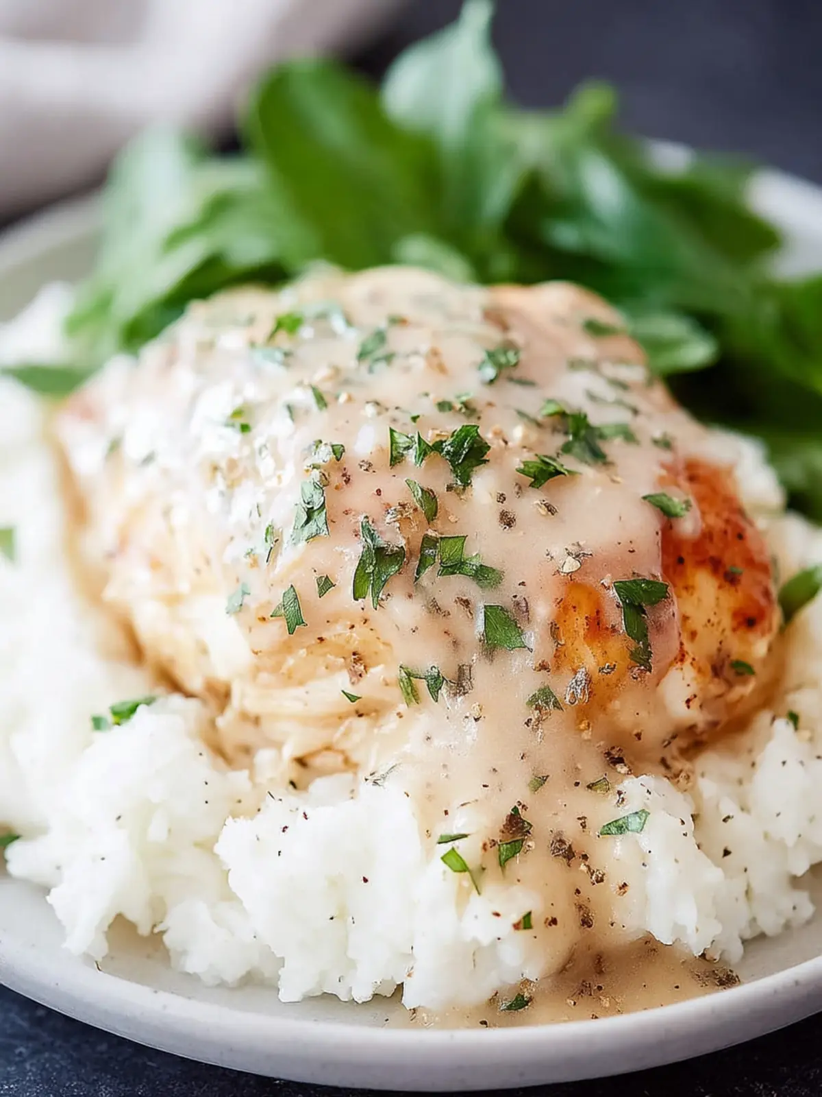 Slow Cooker Chicken and Gravy First Image