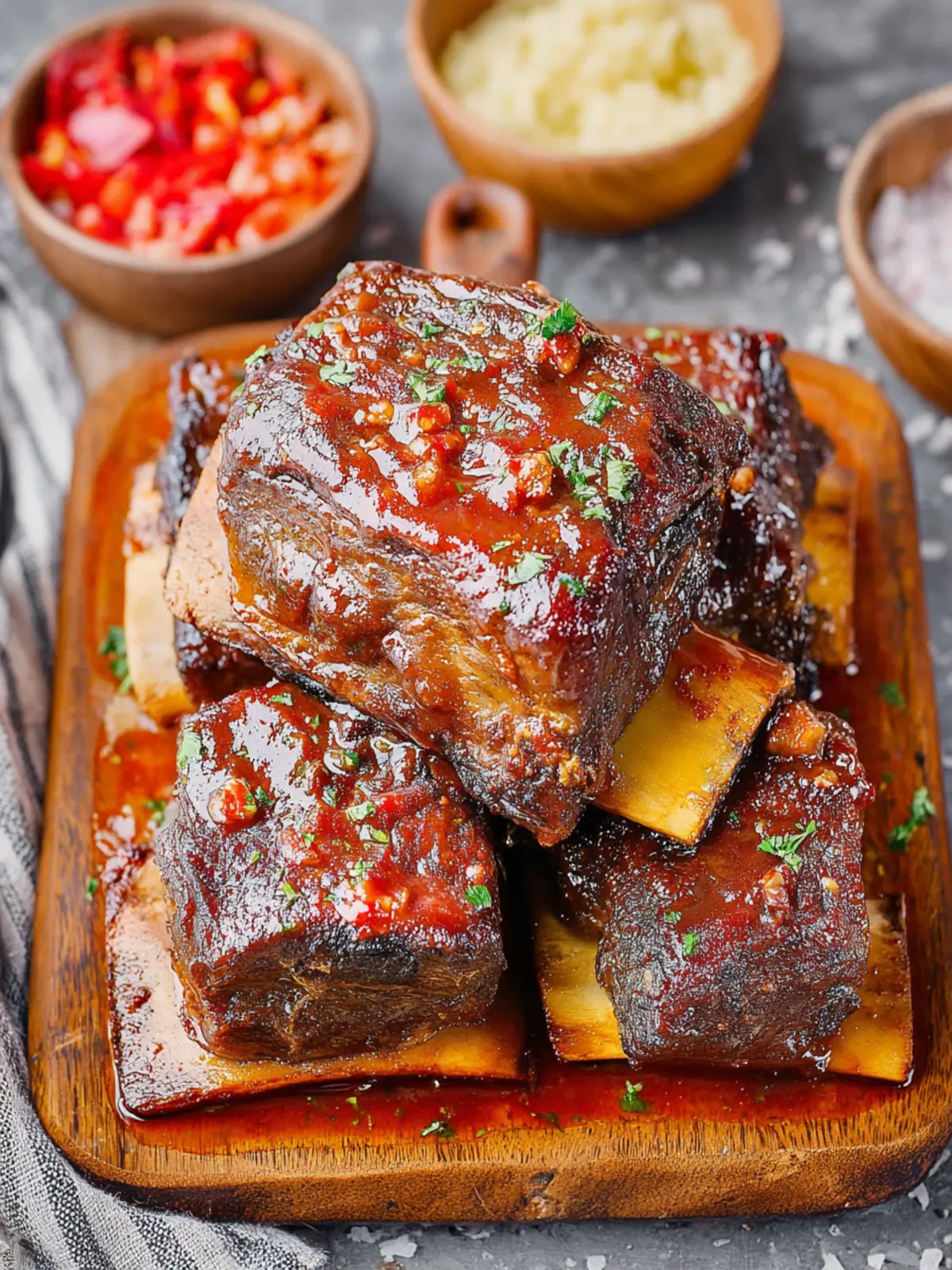 Baked Barbecue Beef Short Ribs First Image
