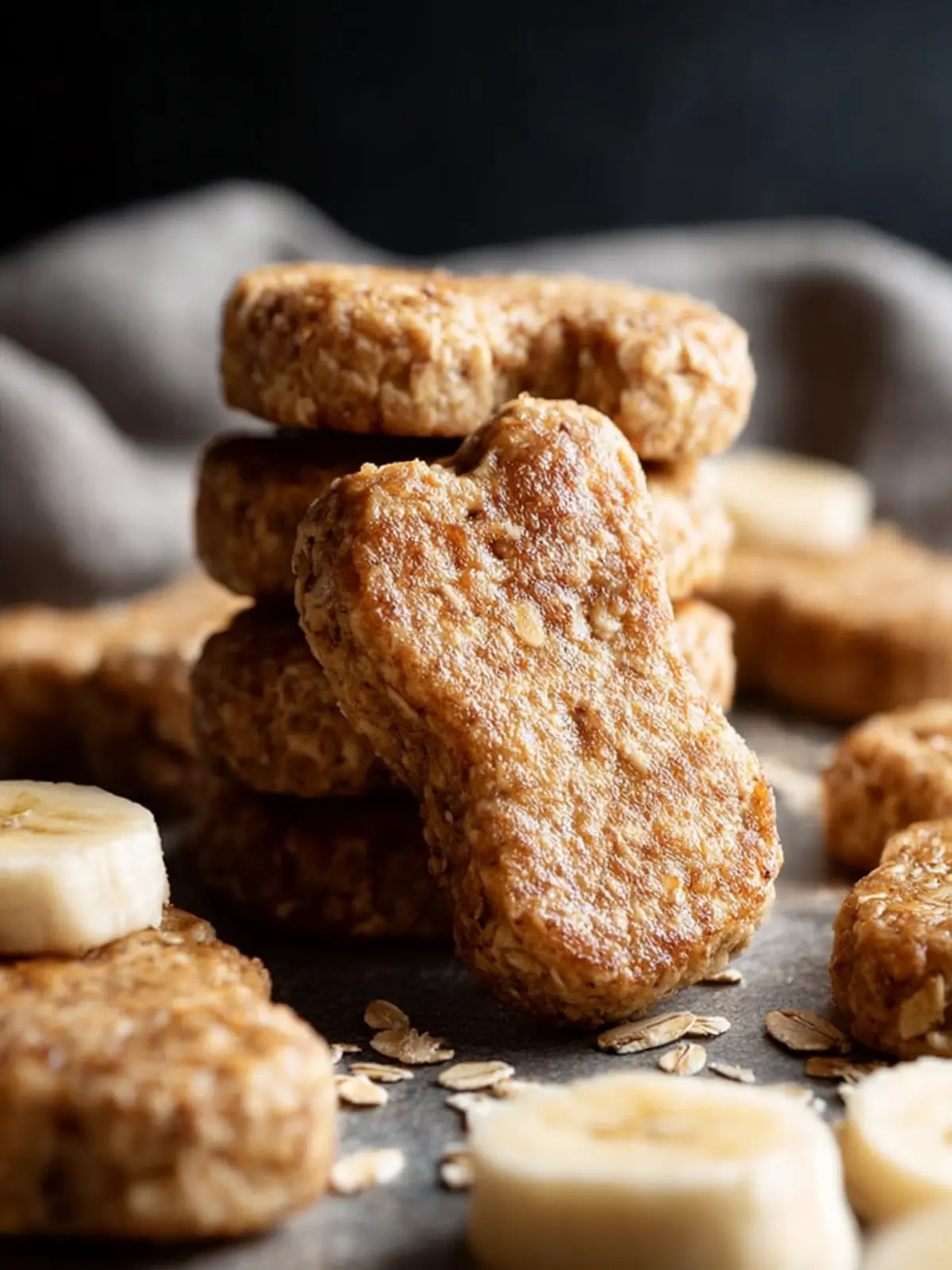 Easy Homemade Banana Oat Dog Treats – Healthy, Natural, and Tail-Wagging Good First Image