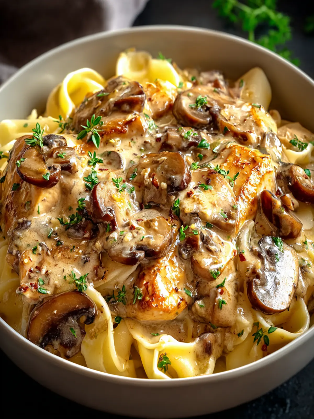 Indulge in Rich Chicken Stroganoff: A Comforting Classic First Image
