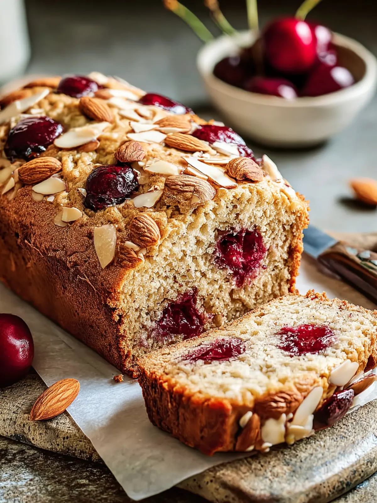 Irresistible Almond Cherry Bread Recipe for Comfort Lovers First Image