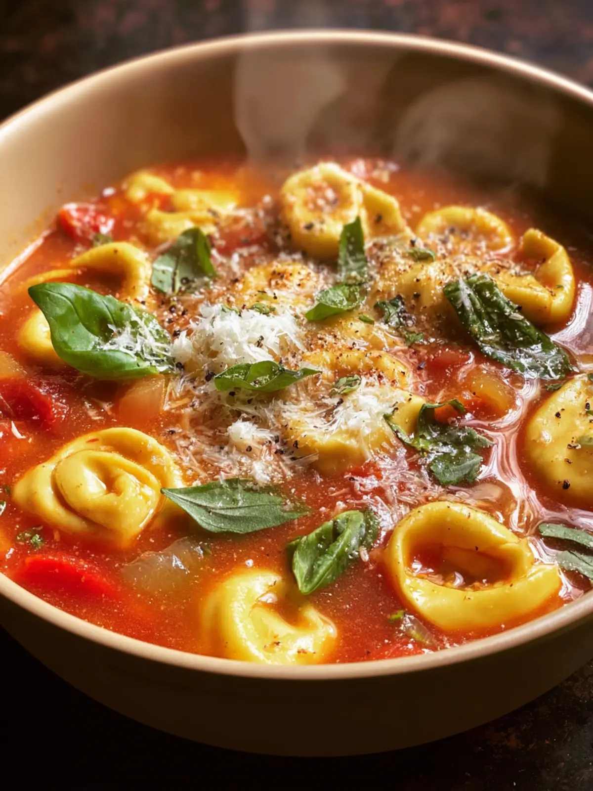 Parmesan Tomato Tortellini Soup: 5 Minutes to Cozy Bliss First Image