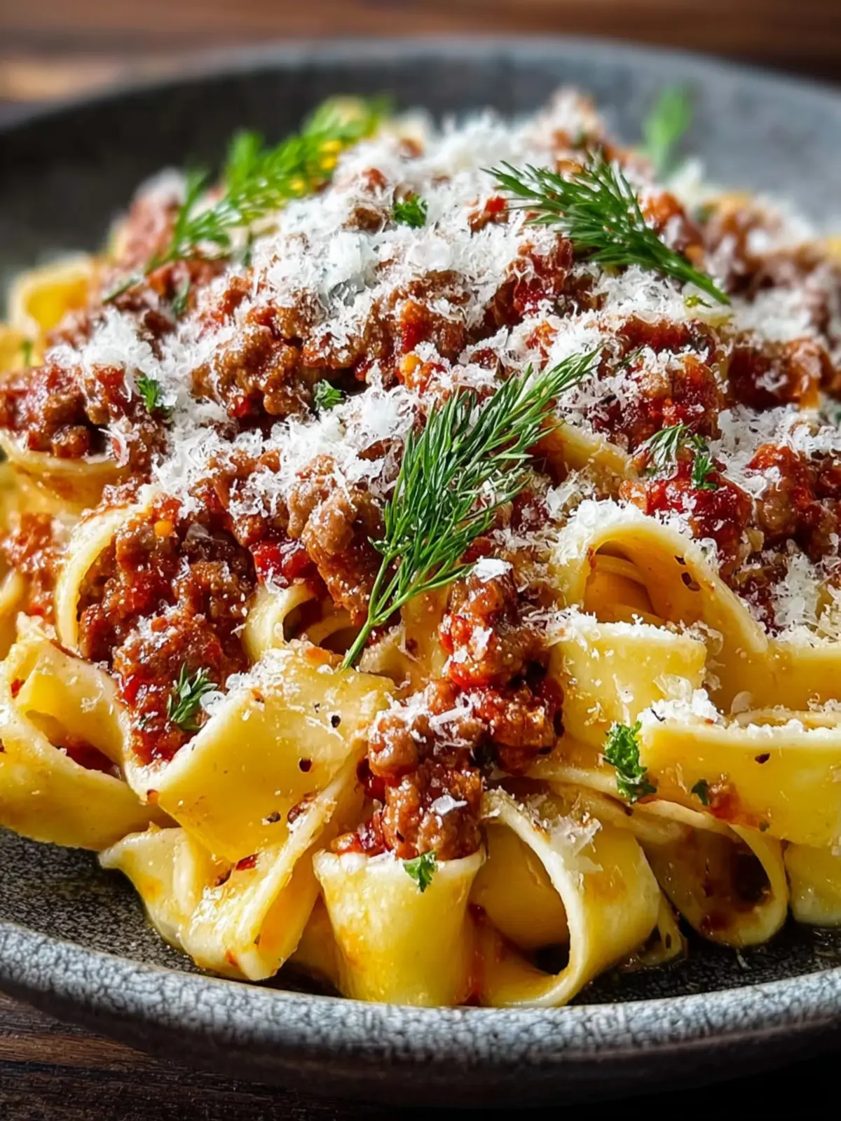 Creamy Calabrian Chili Pappardelle with Sausage & Fennel First Image