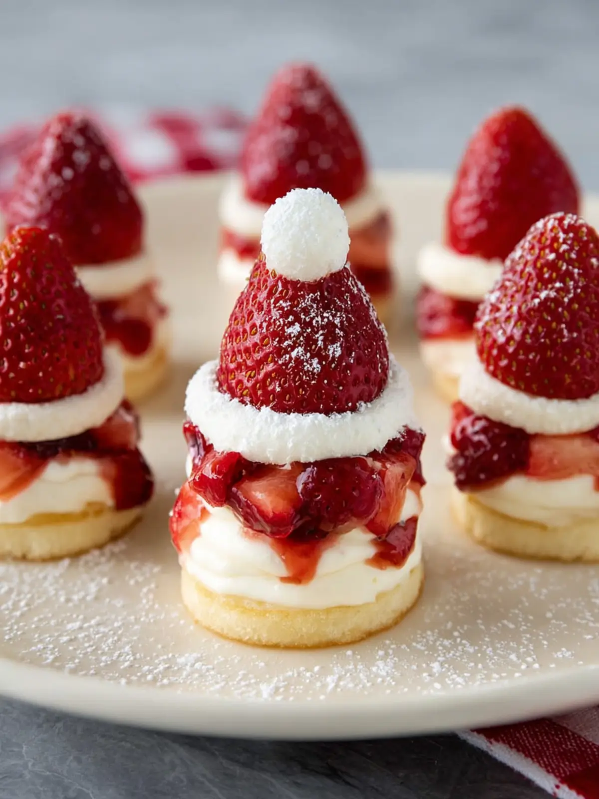 Easiest Strawberry Santas First Image