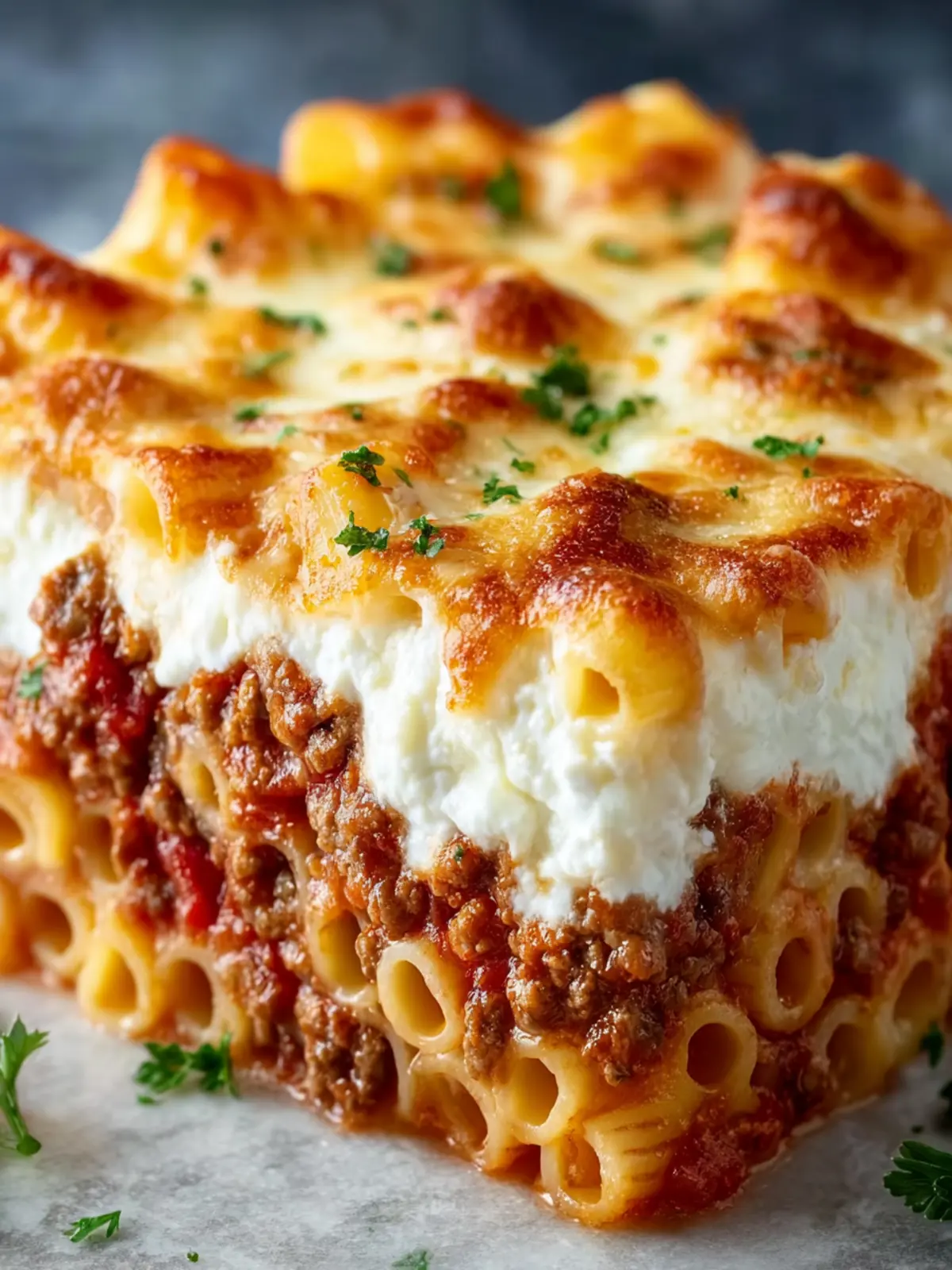 Delicious Baked Ziti with Ground Beef and Ricotta Magic First Image