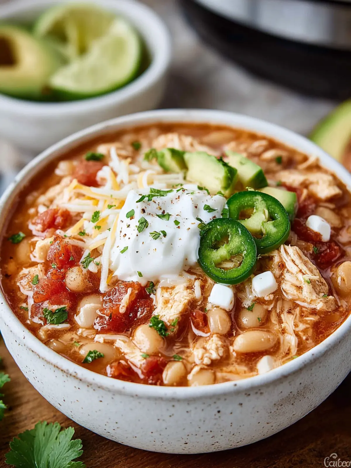 White Chicken Taco Chili First Image
