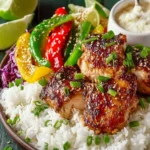 Sheet Pan Sesame Miso Chicken and Coconut Rice Delight First Image