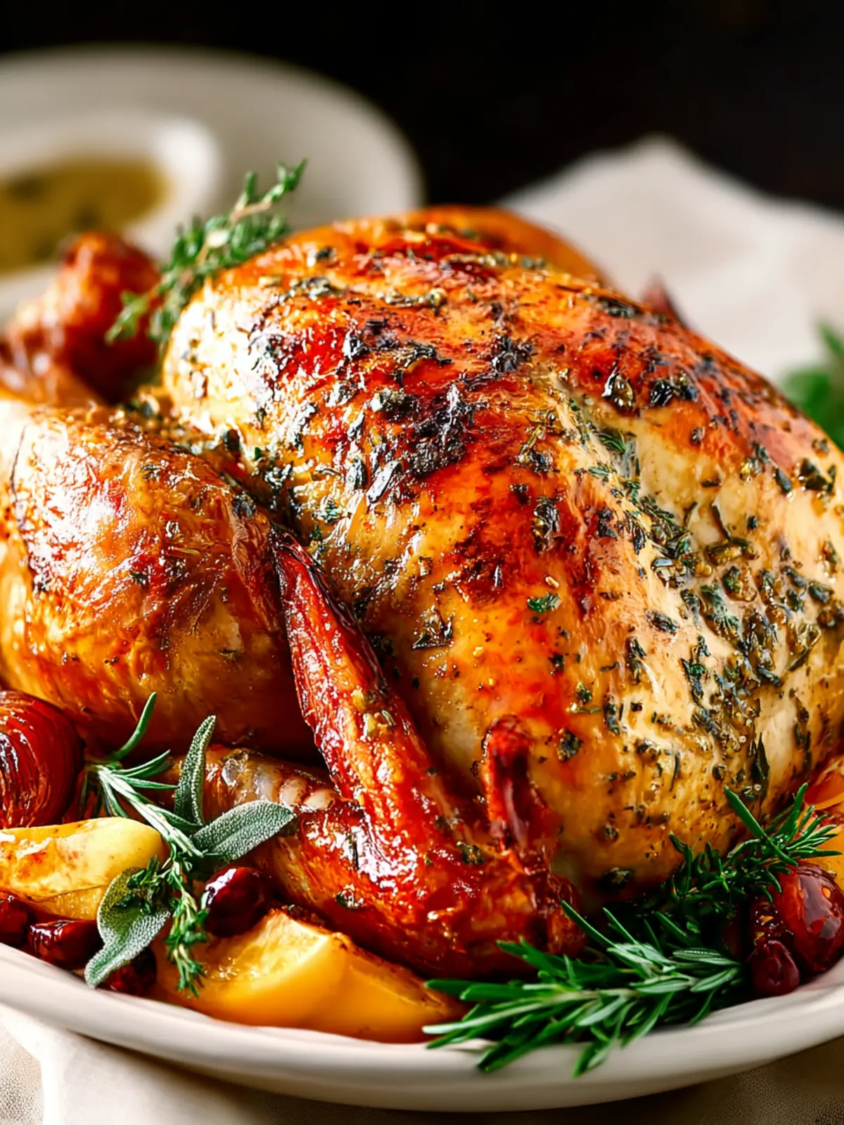 Irresistible Herb Butter Roasted Turkey Recipe for Feast First Image