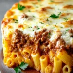 Comforting Baked Ziti with Ground Beef and Ricotta Recipe First Image