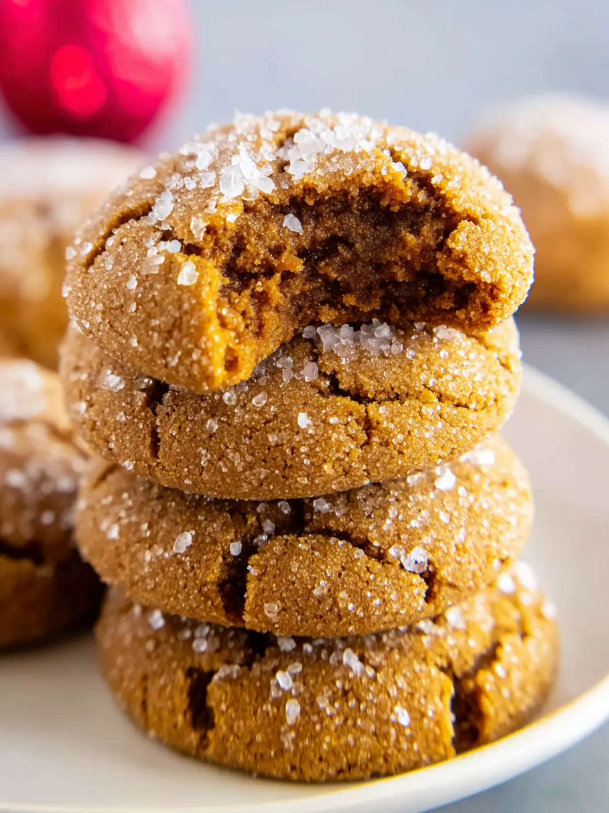 Chewy Molasses Cookies First Image