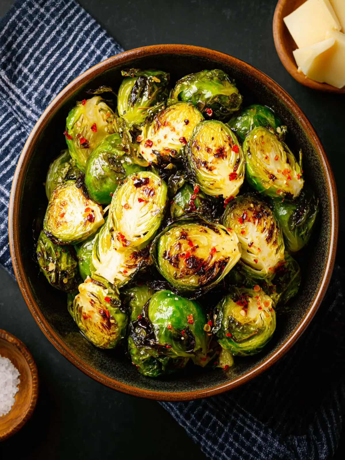 Air Fryer Crispy Brussels Sprouts First Image