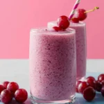 Easy Grape Smoothie (Just 4 Ingredients!) First Image