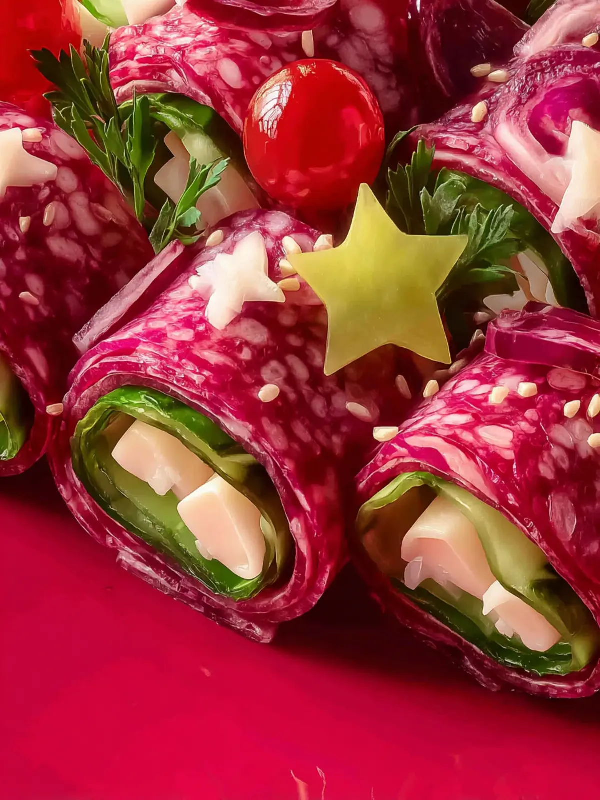 Salami Pickle Roll Ups First Image