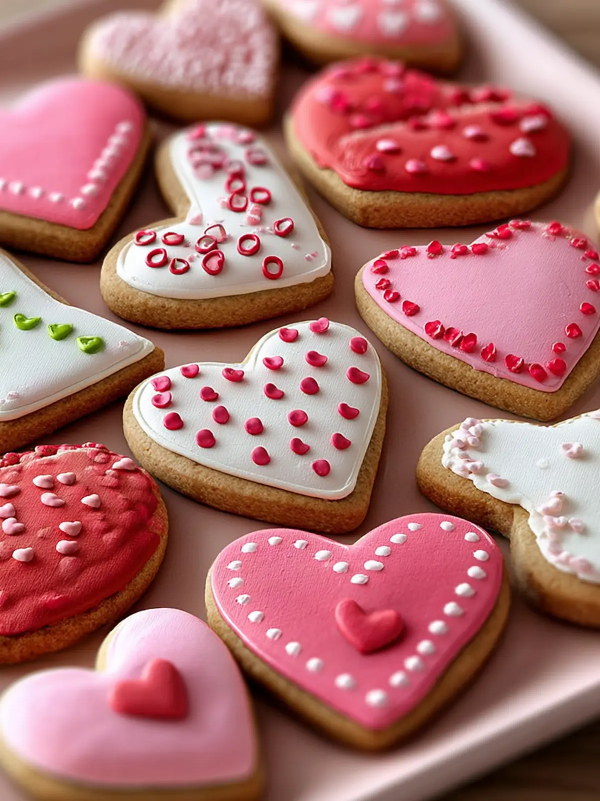 Irresistible Royal Icing Valentine Cookies Recipe First Image
