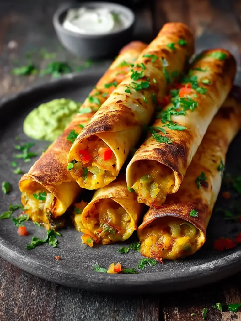Easiest Vegan Taquitos Recipe in 10 Minutes First Image