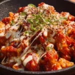 Korean Fire Chicken With Cheese (Cheese Buldak) First Image