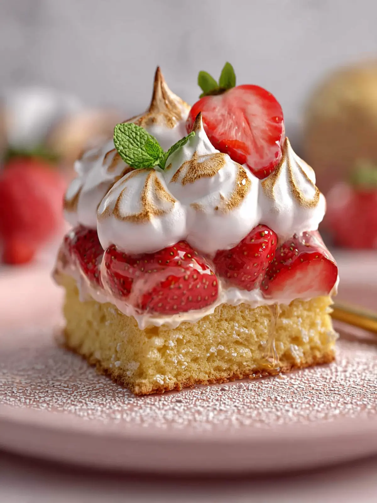 Lemon Meringue Strawberry Shortcake Recipe First Image
