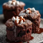 Hot Cocoa Brownie Bites First Image