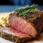 Savory Prime Rib Roast with Rosemary and Thyme Recipe First Image