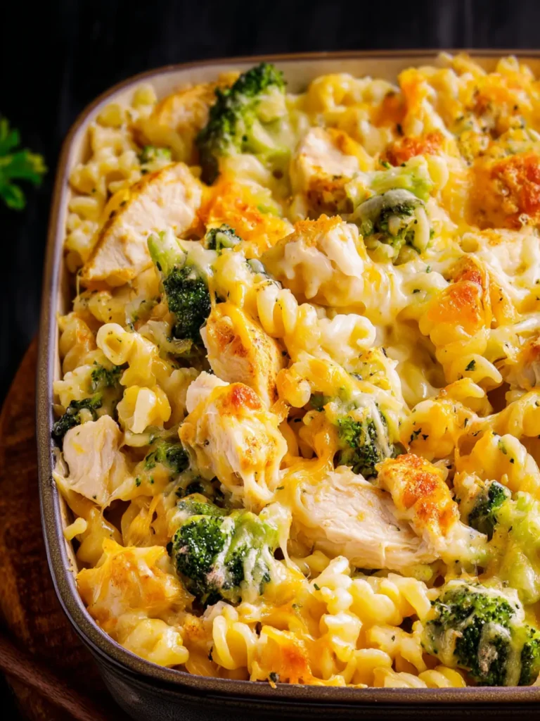 Chicken Broccoli Pasta Casserole First Image