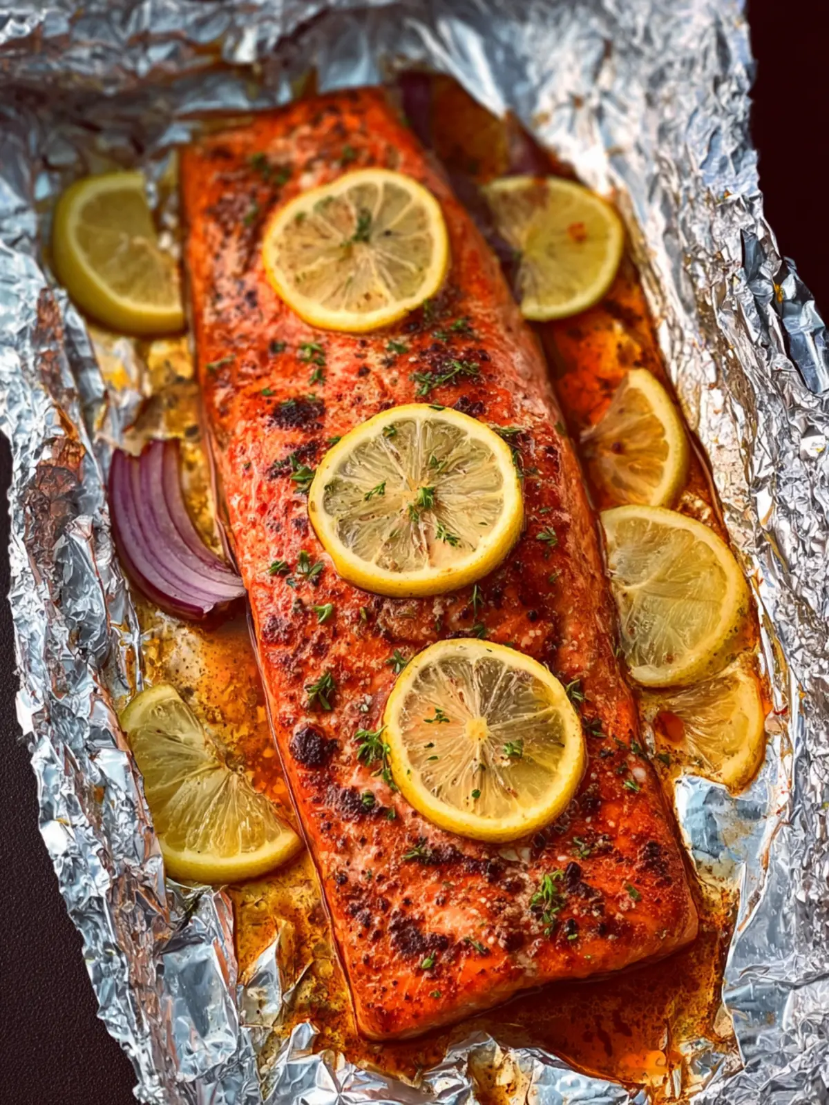 Grilled Salmon in Foil First Image