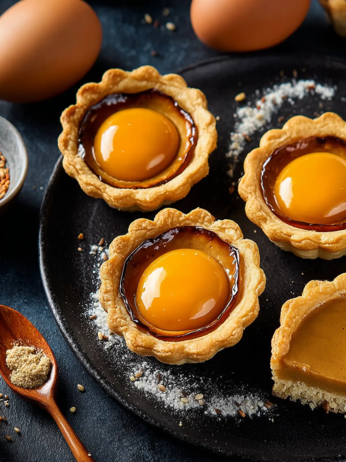 Milk Tea Egg Tarts First Image