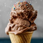 No Churn Chocolate Ice Cream (4 ingredients!) First Image