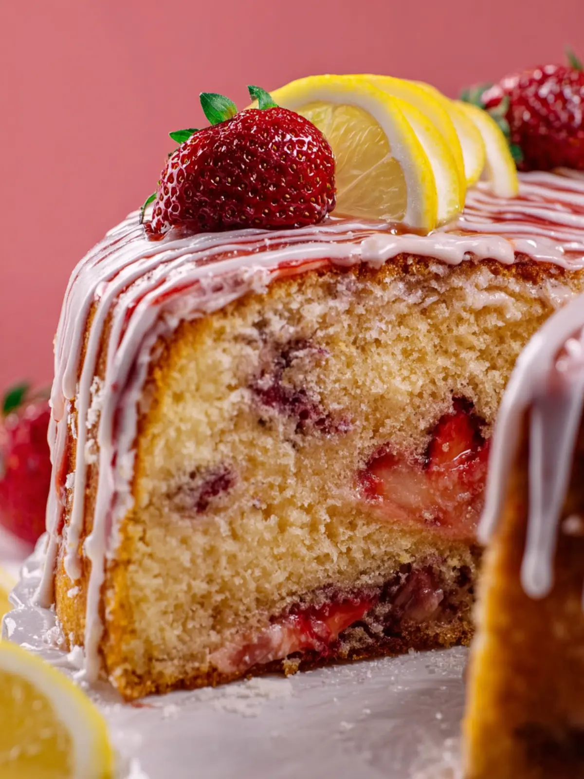 Strawberry Lemonade Cake First Image