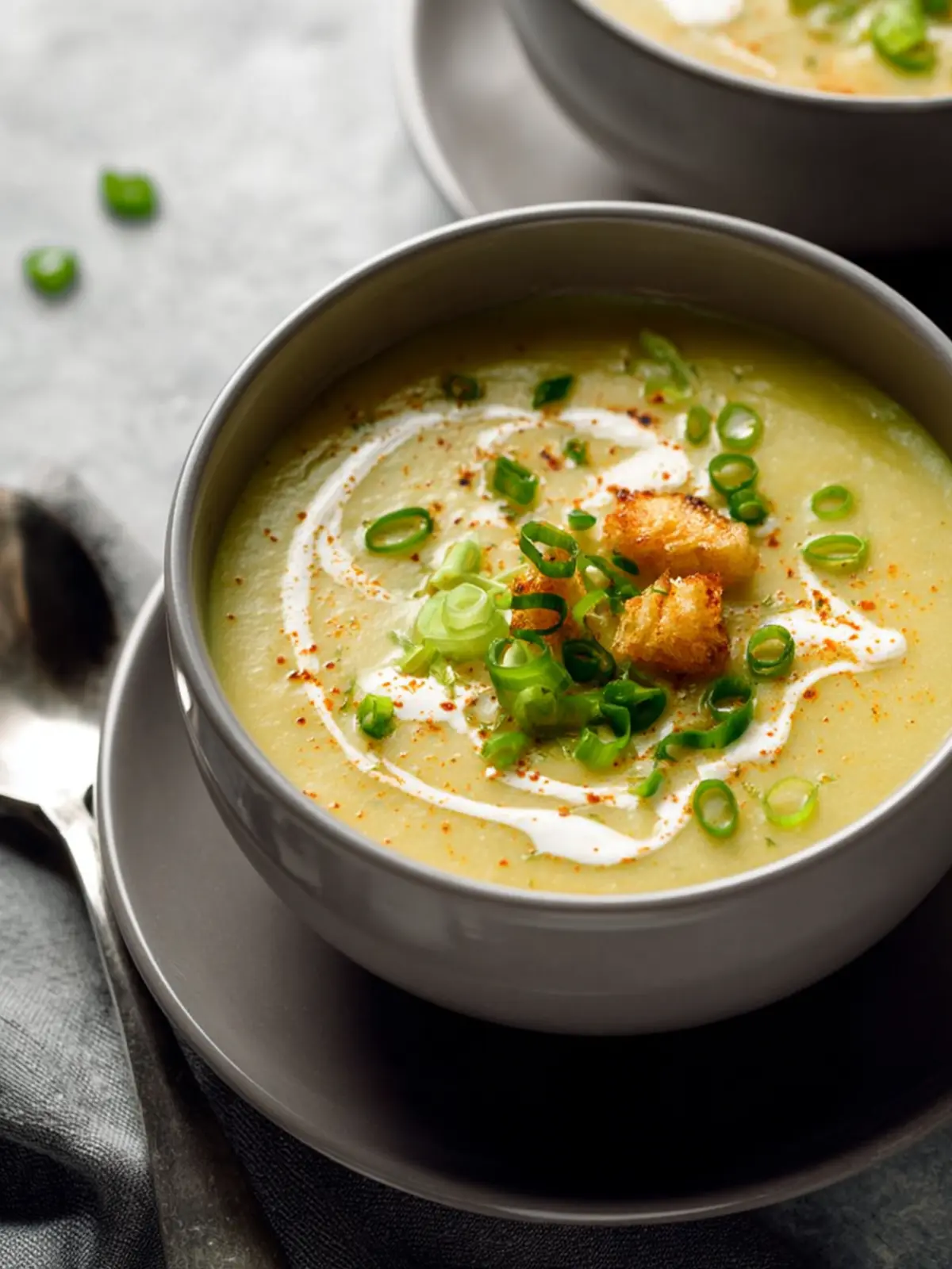 Vegetarian Potato Soup without Cream First Image