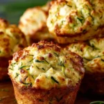 Chicken, Cheese, and Zucchini Muffins | Easy Savory Snack First Image