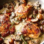Creamy Mushroom Chicken First Image
