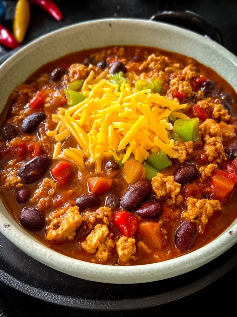 Ground Chicken Chili First Image