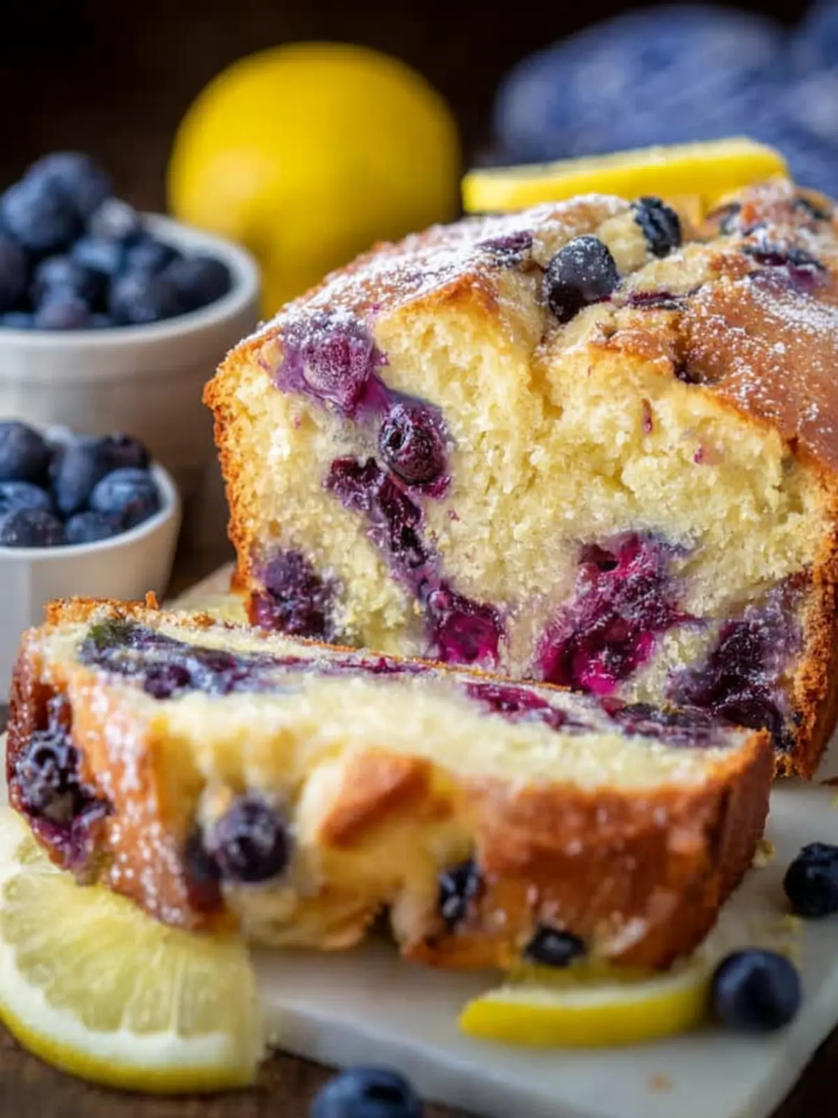 Lemon Blueberry Bread First Image