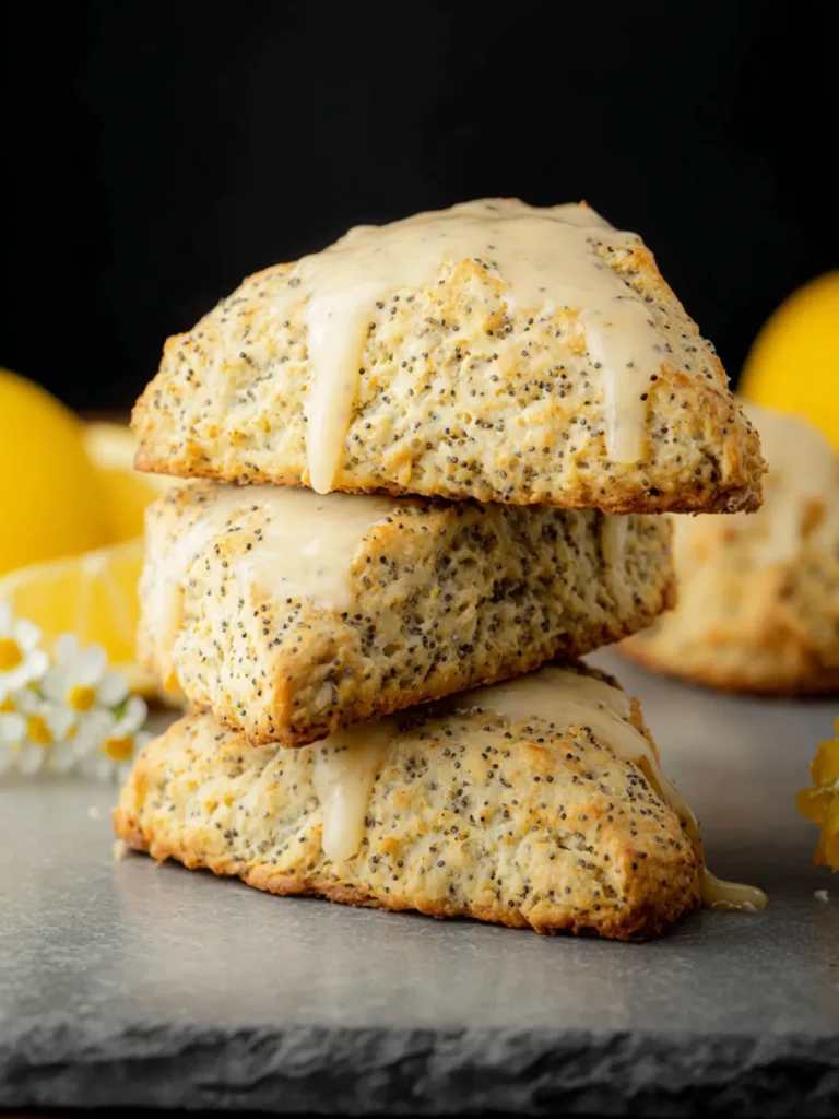 Lemon Poppyseed Scones First Image