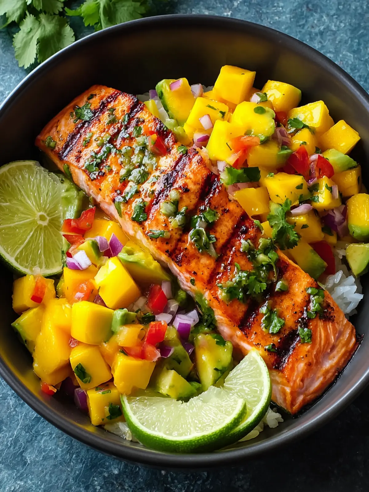 Mango Salsa Salmon Bowls: Quick, Healthy Fun for Summer Nights First Image