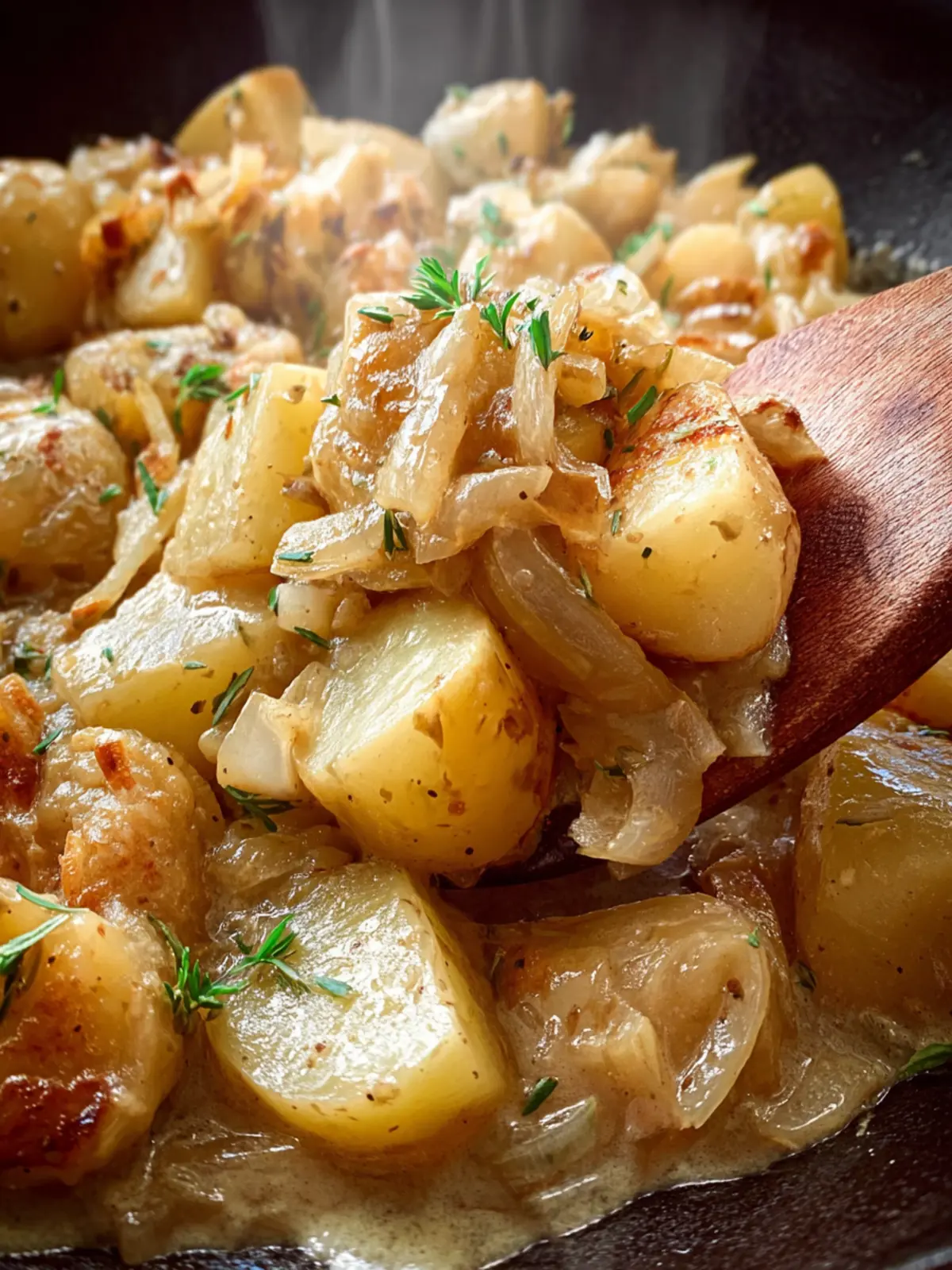 Smothered Potatoes and Onions First Image