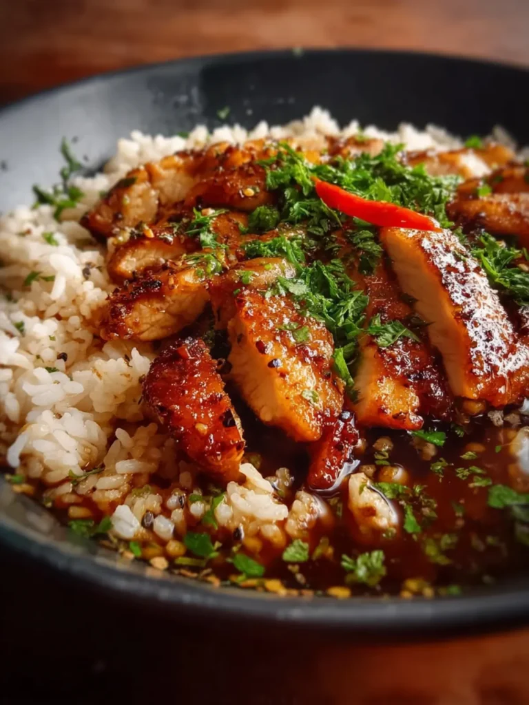 Soy Ginger Chicken Rice First Image