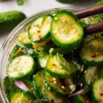 Keto Cucumber Salad First Image