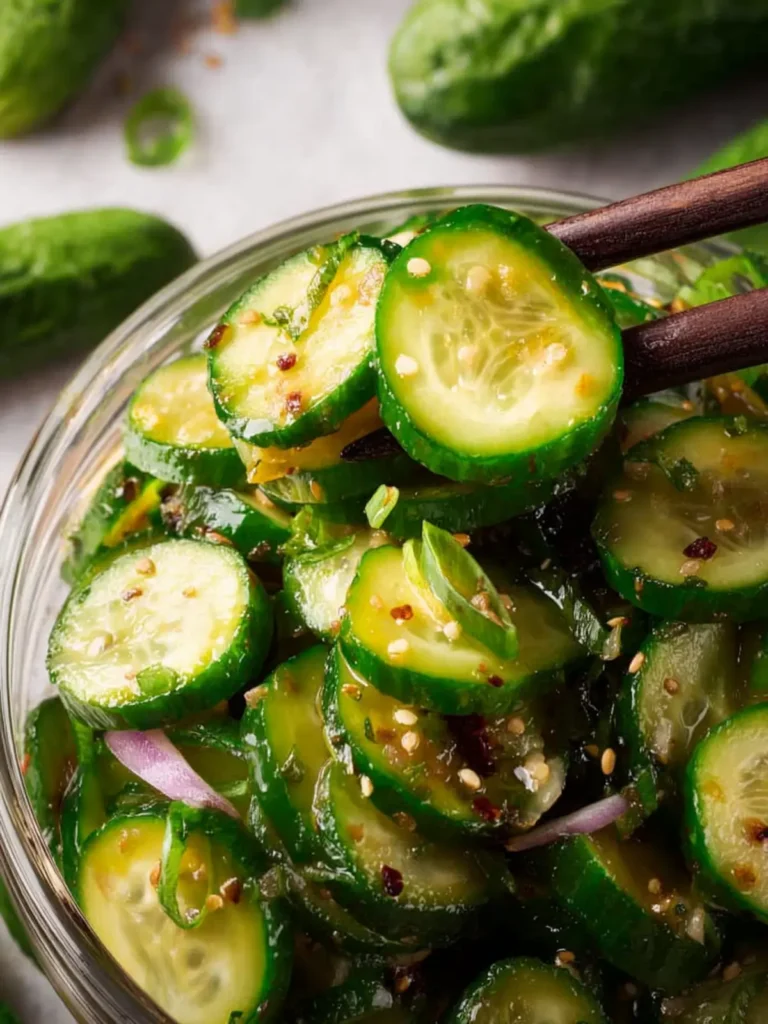 Keto Cucumber Salad First Image