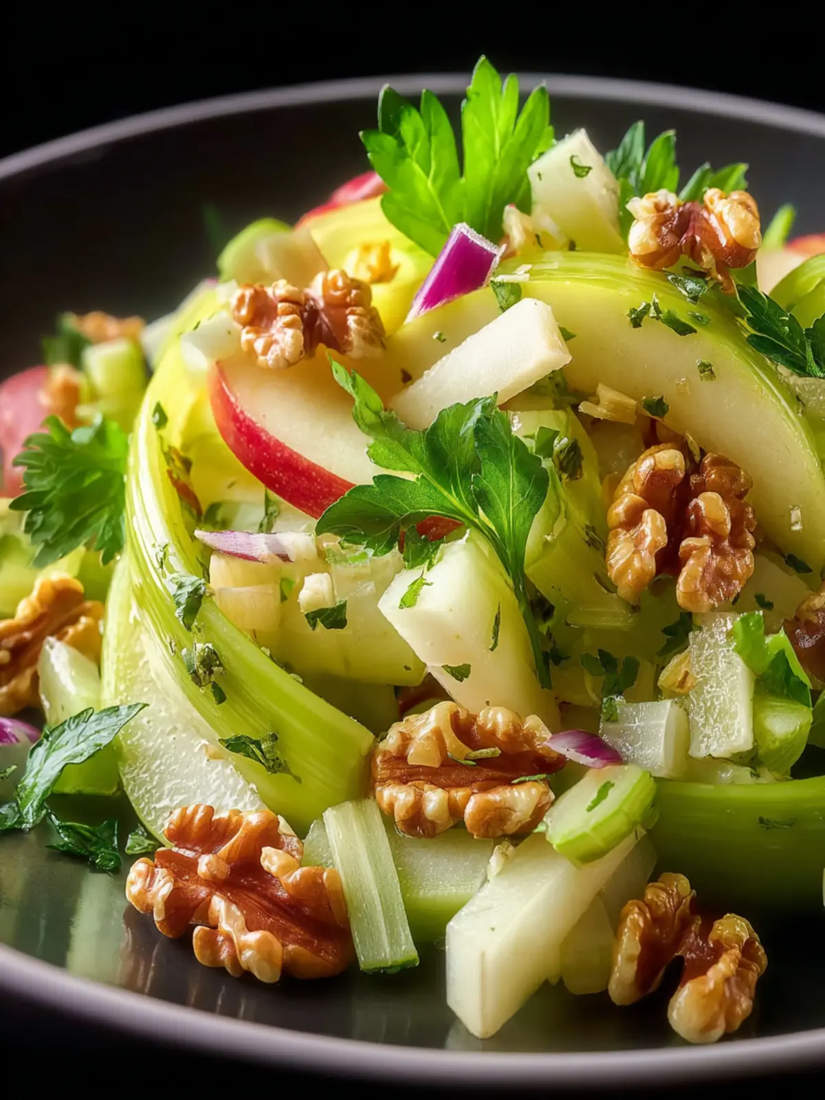 celery apple walnut salad First Image