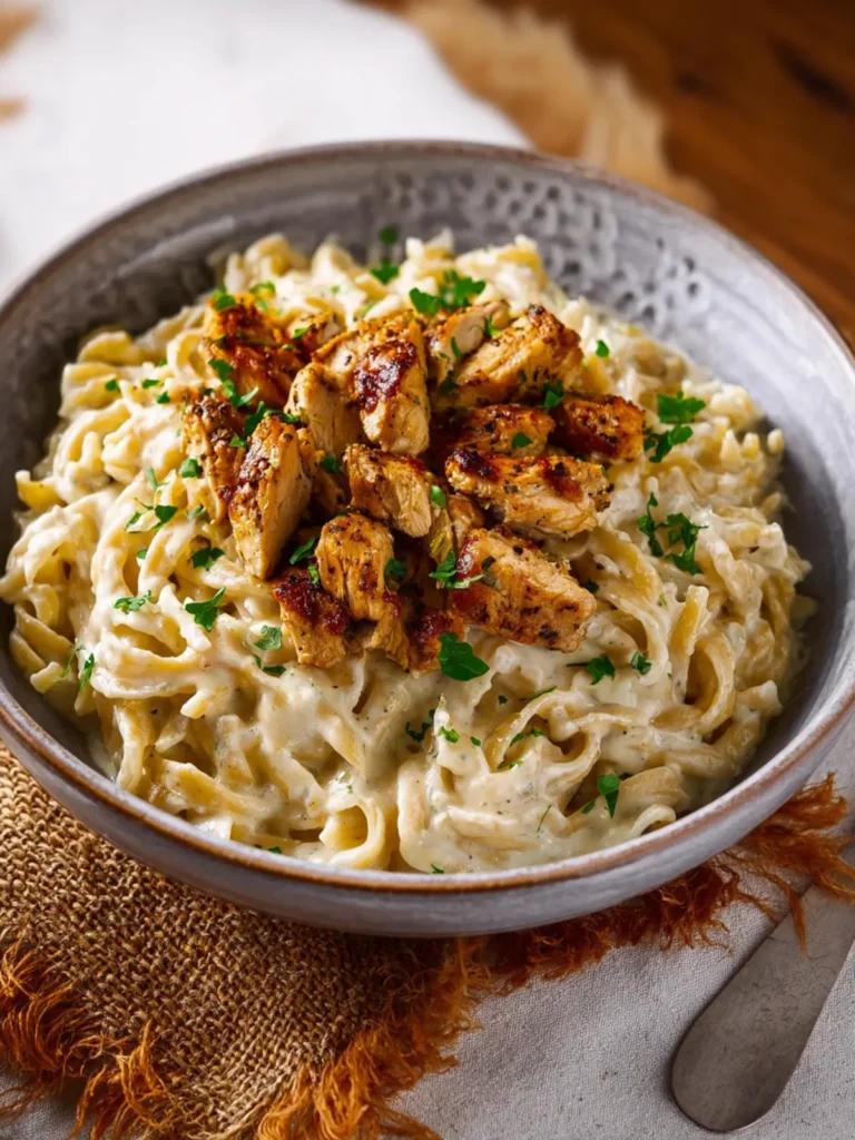 vegan chicken alfredo First Image
