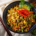 vegan egg roll in a bowl First Image
